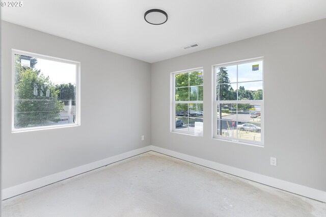 4410 NE 55th Way, Vancouver, WA 98661 - empty room featuring baseboards and unfinished concrete floors