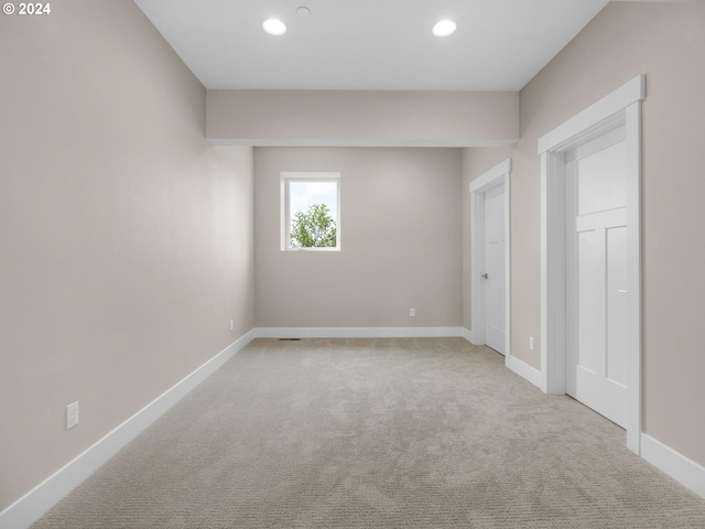 1790 Thompson Falls Dr, Seaside, OR 97138 - unfurnished bedroom with carpet and recessed lighting