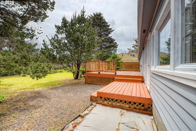 2385 S Downing St, Seaside, OR 97138 - view of patio / terrace with a deck