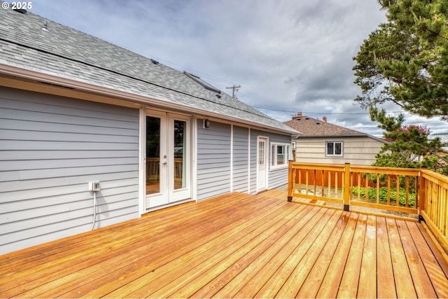 2385 S Downing St, Seaside, OR 97138 - deck featuring french doors