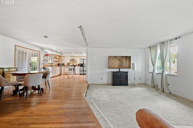 22224 S Kamrath Rd, Oregon City, OR 97045 - living room with healthy amount of natural light, light wood-style floors, and recessed lighting