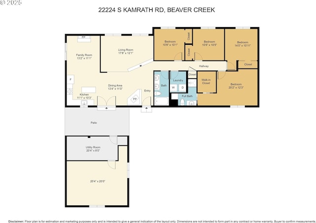 22224 S Kamrath Rd, Oregon City, OR 97045 - view of room layout