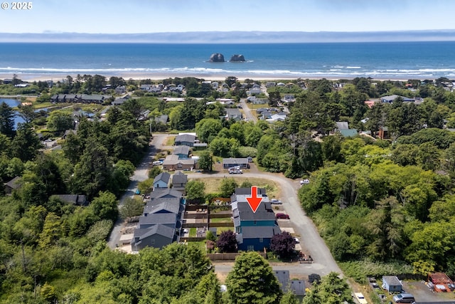 8465 S Hollyhock St, Rockaway Beach, OR 97136 - aerial view of property's location with a large body of water
