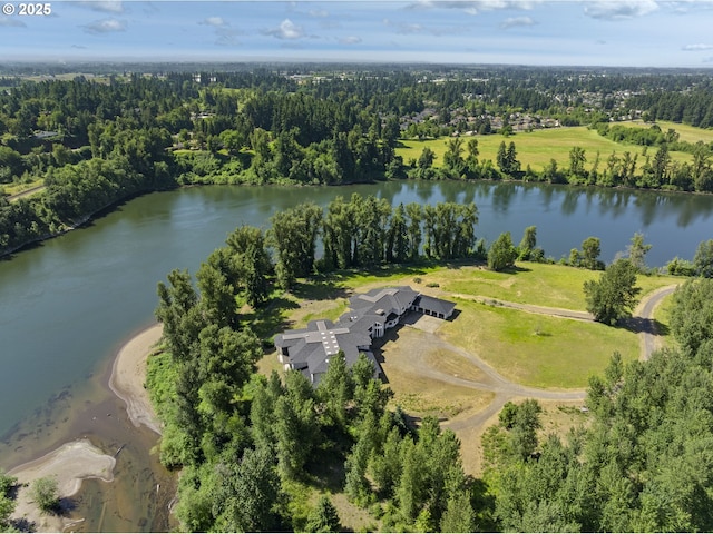 32088 SW Peach Cove Rd, West Linn, OR 97068 - aerial view of property's location with a large body of water