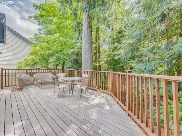 21390 SW Roellich Ave, Sherwood, OR 97140 - deck with outdoor dining area