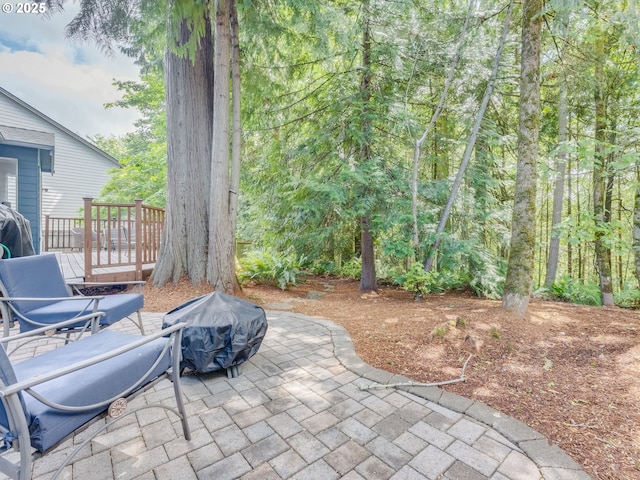 21390 SW Roellich Ave, Sherwood, OR 97140 - view of patio featuring a deck