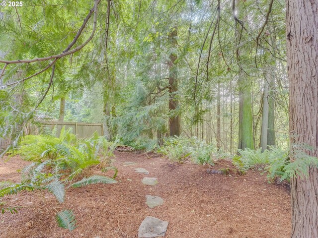 21390 SW Roellich Ave, Sherwood, OR 97140 - view of yard with a wooded view