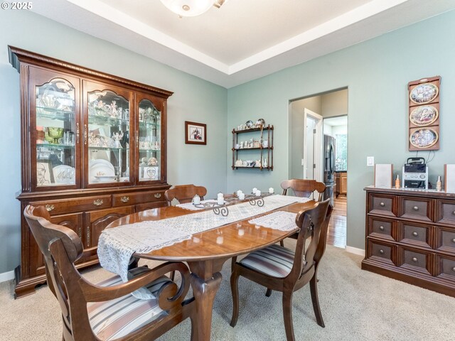 21390 SW Roellich Ave, Sherwood, OR 97140 - dining space with light colored carpet and baseboards