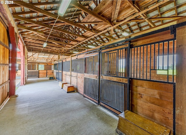 view of horse barn