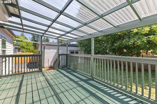 15234 SE Stark St, Portland, OR 97233 - deck featuring a pergola