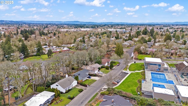 birds eye view of property featuring a residential view