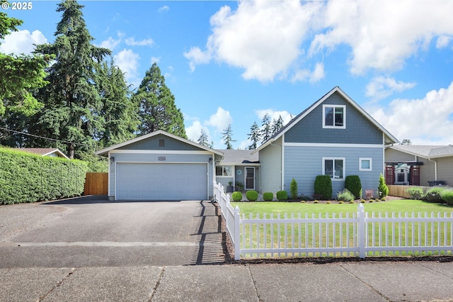 1364 Goodpasture Island Rd, Eugene, OR 97401 - view of front of property with driveway and an attached garage