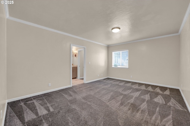 1364 Goodpasture Island Rd, Eugene, OR 97401 - empty room featuring ornamental molding, baseboards, and carpet