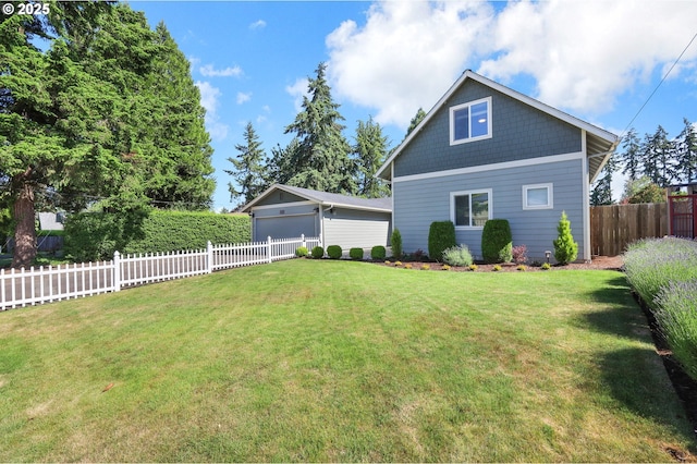 1364 Goodpasture Island Rd, Eugene, OR 97401 - view of property exterior featuring a garage and an outbuilding