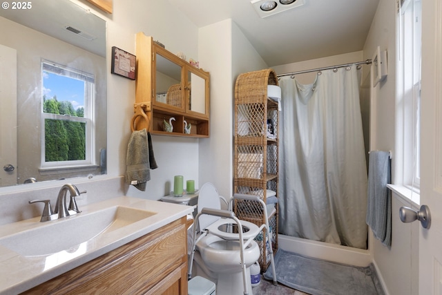 13810 NE 89th Cir, Vancouver, WA 98682 - bathroom with a shower stall, toilet, and vanity