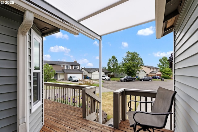 13810 NE 89th Cir, Vancouver, WA 98682 - wooden deck with a residential view and a porch