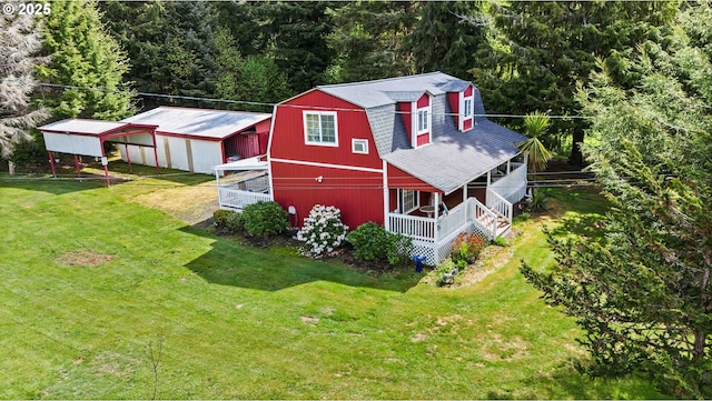 1042 W State Route 4, Cathlamet, WA 98612 - drone / aerial view featuring a view of trees