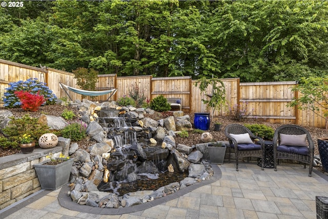 16290 SE Eckert Ln, Damascus, OR 97089 - fenced backyard featuring a patio