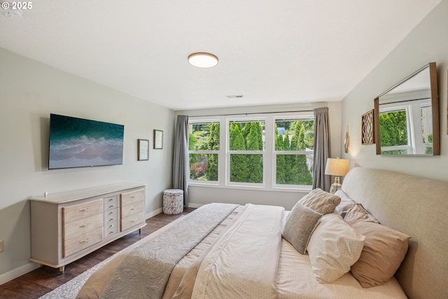 16318 SW Wright St, Beaverton, OR 97007 - bedroom featuring dark wood finished floors and multiple windows