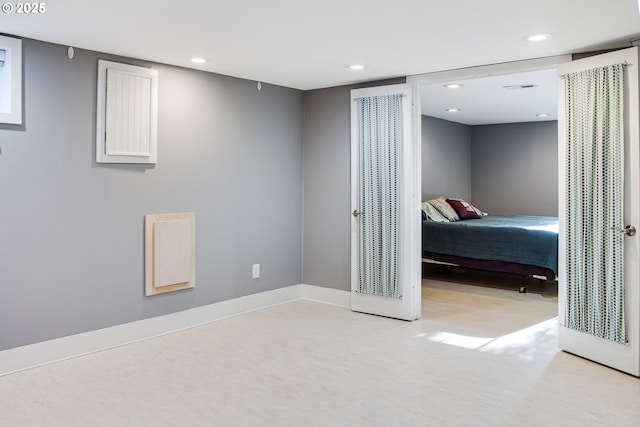 2445 SE 76th Ave, Portland, OR 97206 - carpeted bedroom featuring recessed lighting and baseboards