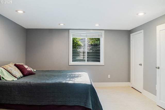 2445 SE 76th Ave, Portland, OR 97206 - bedroom with baseboards and recessed lighting