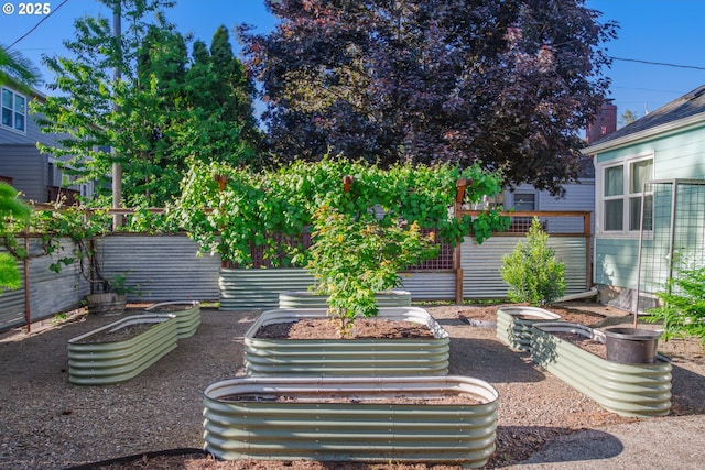 2445 SE 76th Ave, Portland, OR 97206 - view of yard featuring a vegetable garden