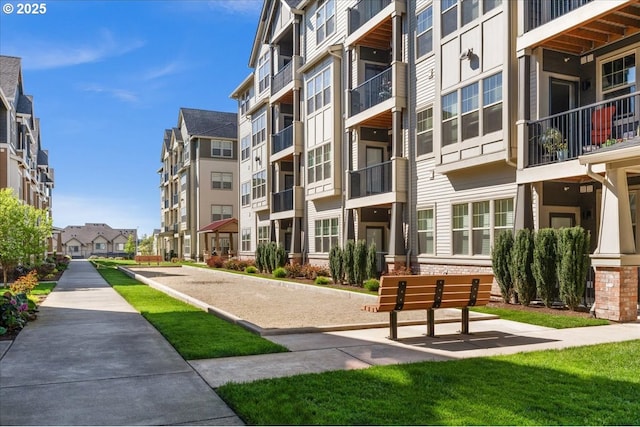 view of community with a residential view