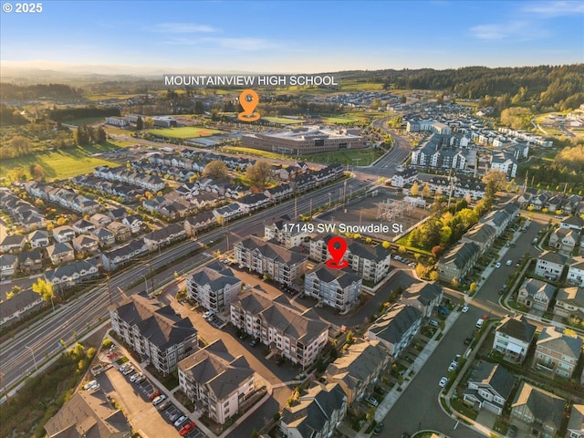 17149 SW Snowdale St Unit 203, Beaverton, OR 97007 - aerial view of property and surrounding area