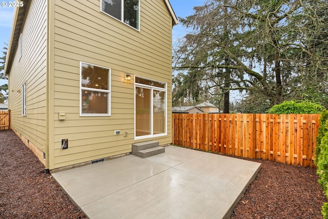 exterior space featuring a patio area