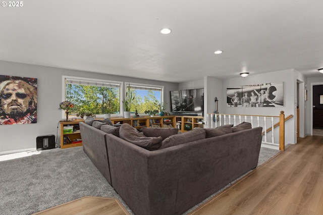 301 S 18th St, La Grande, OR 97850 - living room with wood finished floors and recessed lighting