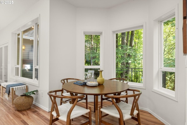 1911 NW Norfolk Ct, Portland, OR 97229 - dining area with wood finished floors and baseboards