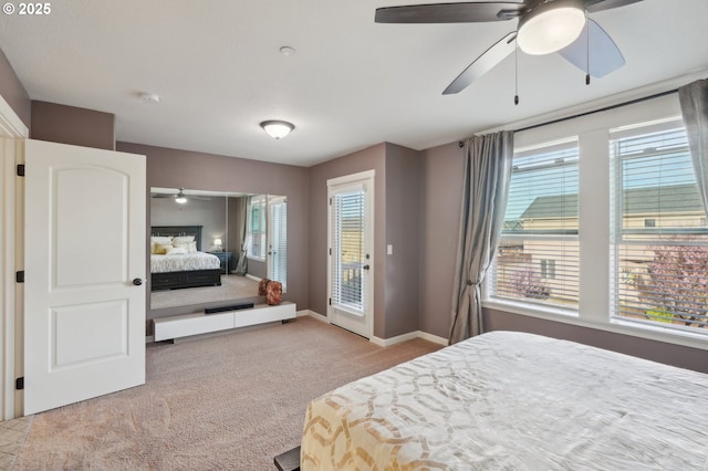 229 N 33rd Ct, Ridgefield, WA 98642 - bedroom with carpet, multiple windows, access to exterior, and baseboards
