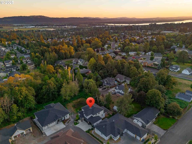 birds eye view of property featuring a residential view