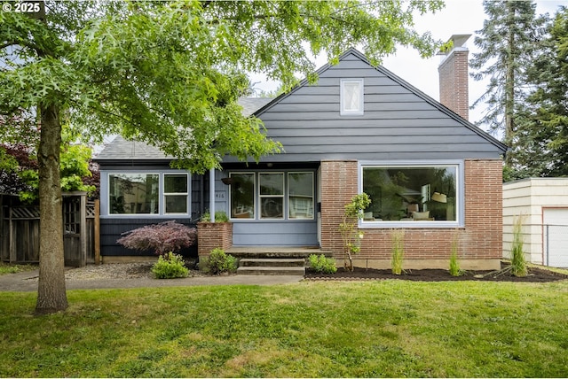 2416 SE 60th Ave, Portland, OR 97206 - bungalow-style house featuring a chimney and brick siding