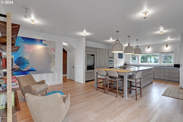 486 N Ocean Ave, Gearhart, OR 97138 - dining space featuring light wood-type flooring