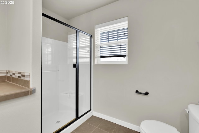 385 SW Mitchum Ter, Beaverton, OR 97006 - bathroom with a stall shower and tile patterned flooring