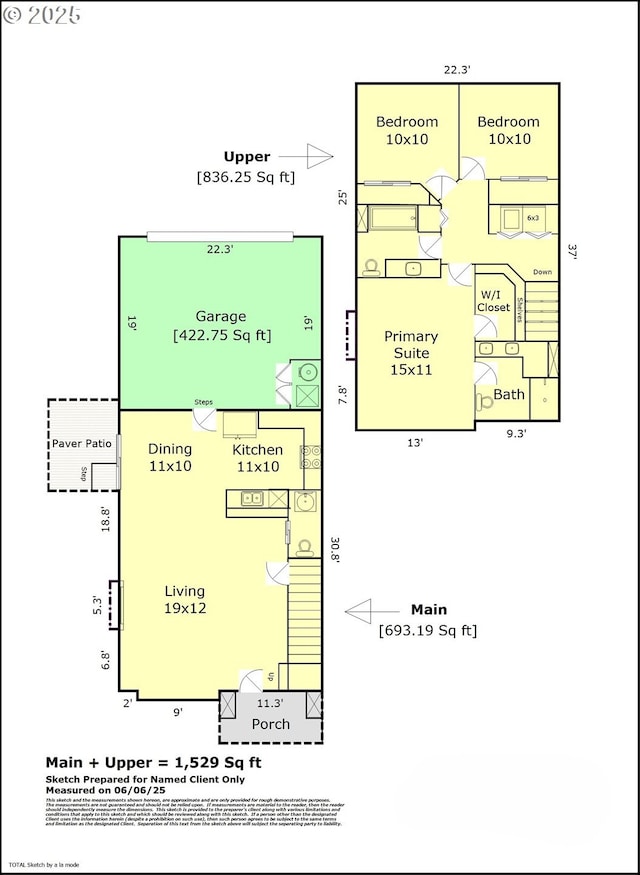 385 SW Mitchum Ter, Beaverton, OR 97006 - view of floor plan / room layout