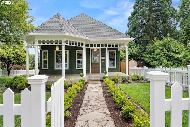 2089 5th Ave, West Linn, OR 97068 - victorian-style house featuring a shingled roof and a porch