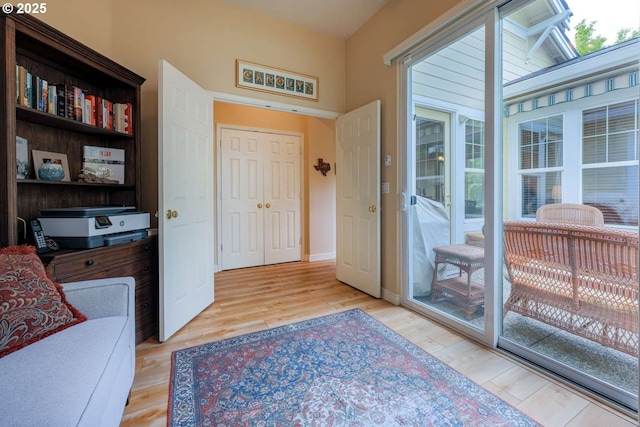 6641 NE Rosebay Dr, Hillsboro, OR 97124 - office with wood finished floors and healthy amount of natural light