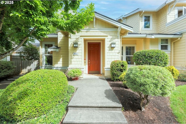 6641 NE Rosebay Dr, Hillsboro, OR 97124 - view of front of house with fence