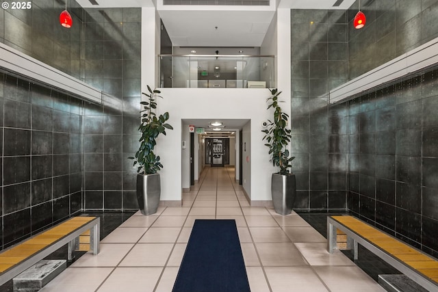 lobby featuring visible vents