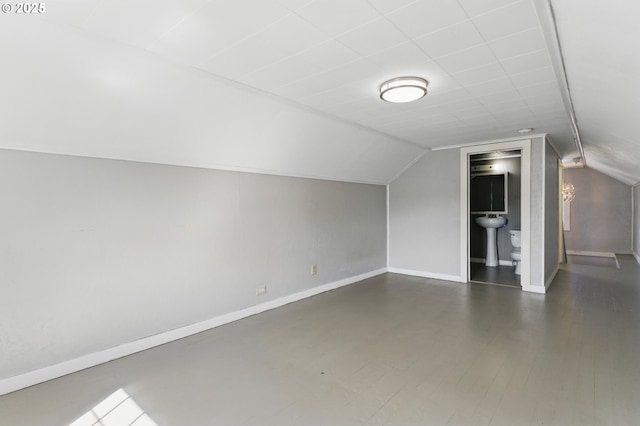 229 Cc St, Woodland, WA 98674 - additional living space featuring lofted ceiling and baseboards