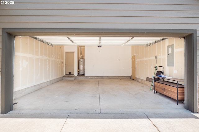 1067 S 55th St, Springfield, OR 97478 - garage with water heater and electric panel