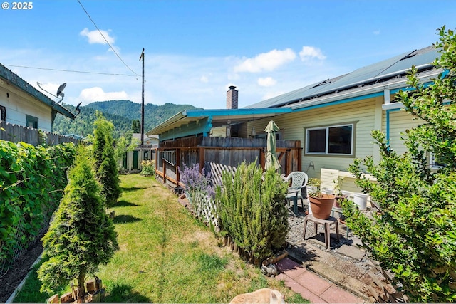 380 3rd Ave, Powers, OR 97466 - view of yard featuring a mountain view