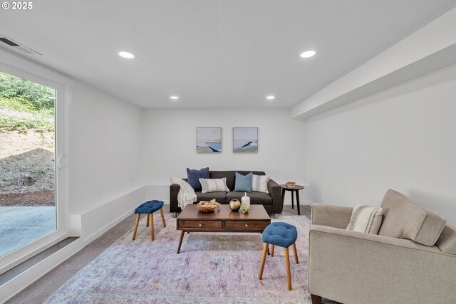 37465 Dubarko Rd, Sandy, OR 97055 - living room featuring recessed lighting and carpet flooring