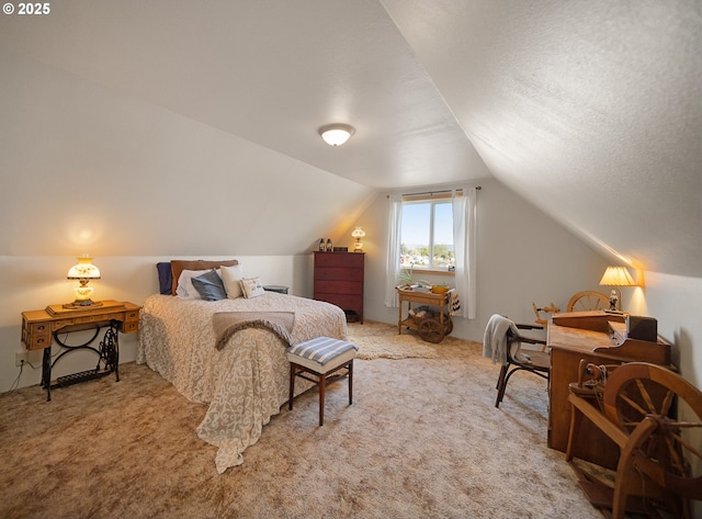 4664 N Mckay Rd, Prineville, OR 97754 - bedroom featuring carpet flooring and lofted ceiling