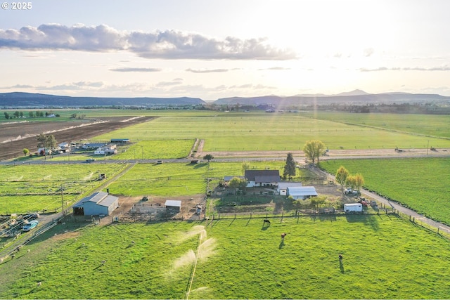 4664 N Mckay Rd, Prineville, OR 97754 - aerial view of sparsely populated area with a mountain backdrop and agricultural land