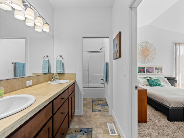 37149 Emerald Cascade, Sandy, OR 97055 - full bathroom with double vanity, shower / bath combination, and ensuite bathroom
