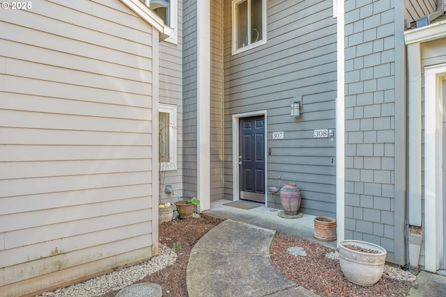 view of entrance to property