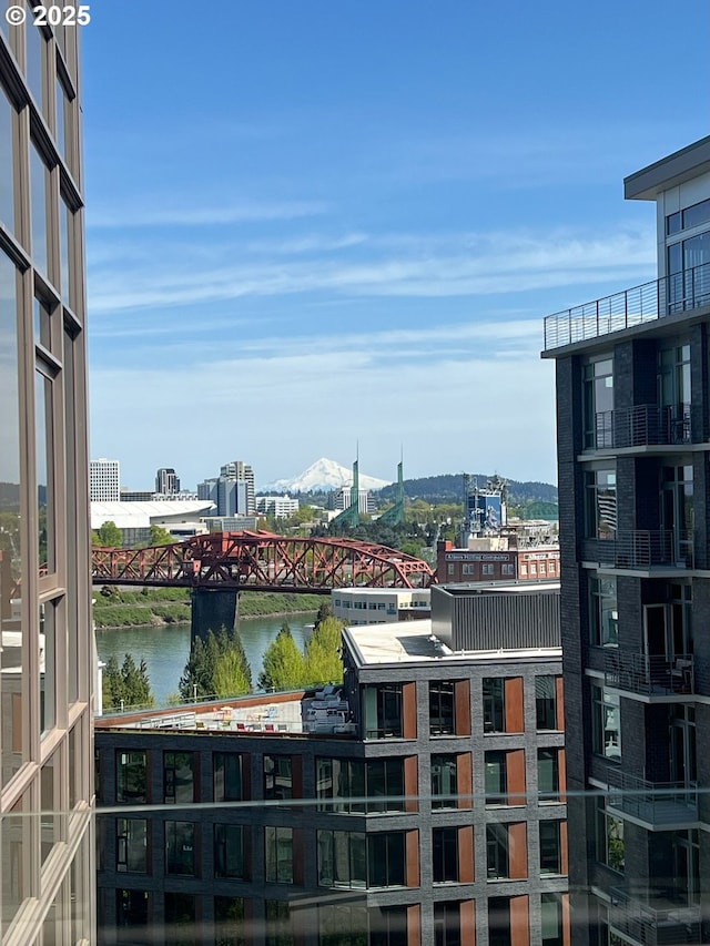 949 NW Overton St Unit 1302, Portland, OR 97209 - water view featuring a notable bridge and nearby urban area